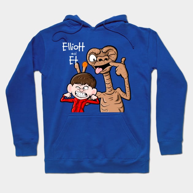 Elliott & Et Hoodie by MarianoSan